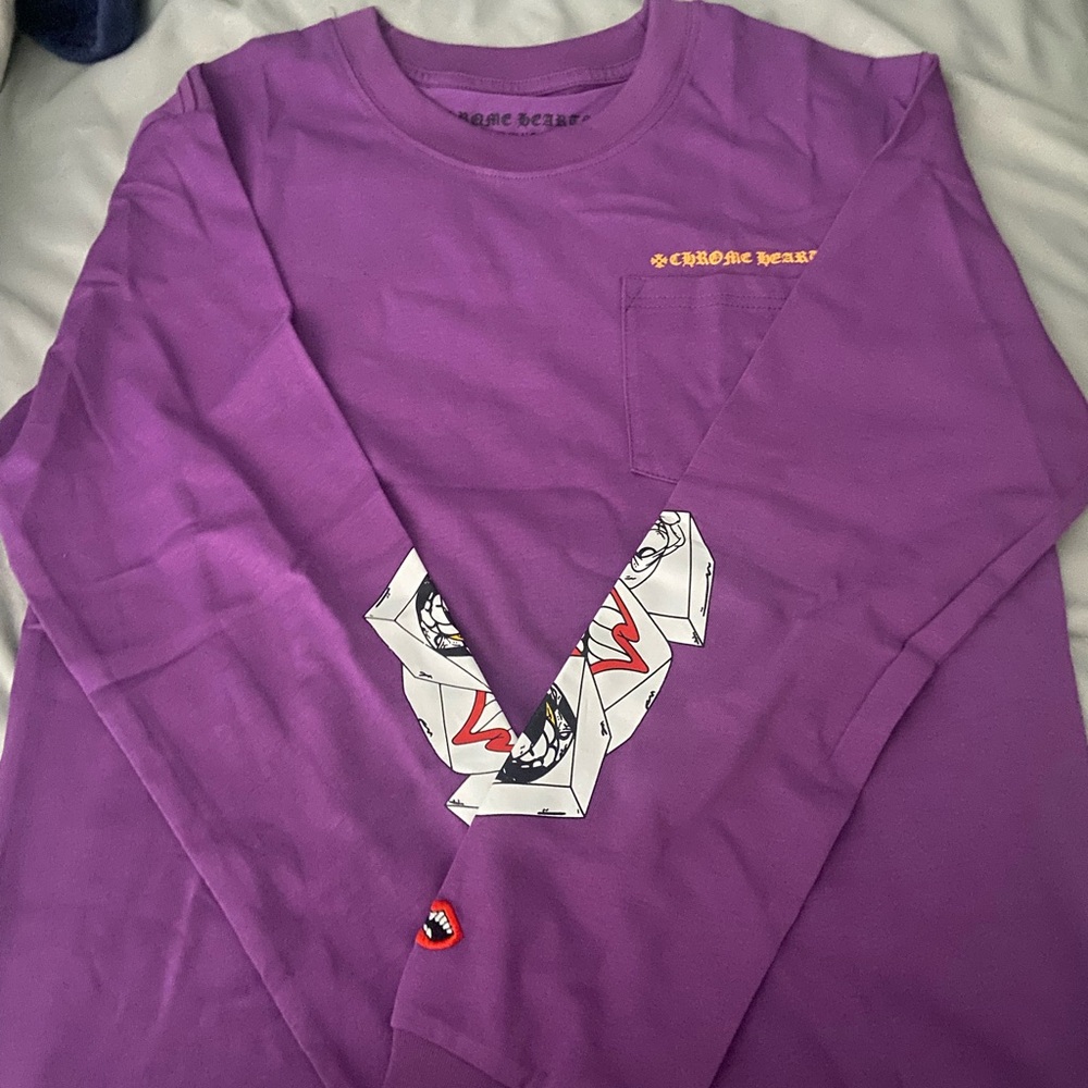 Chrome Hearts Violet Graphic Long Sleeve